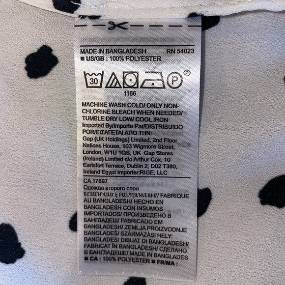 Banana Republic Dillon Classic Fit Blouse, size medium - Picture 5 of 5